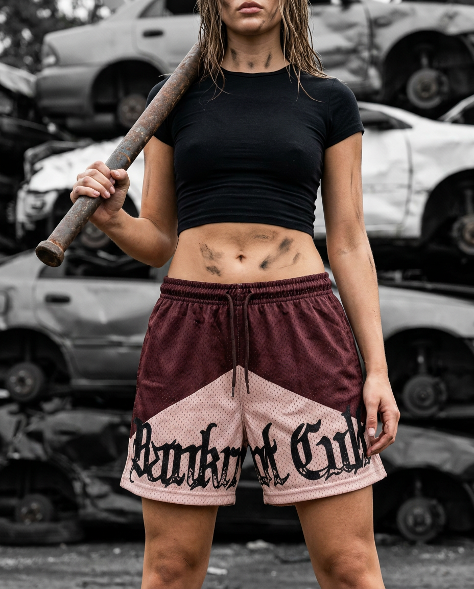 BROWN MARLBORO SHORTS