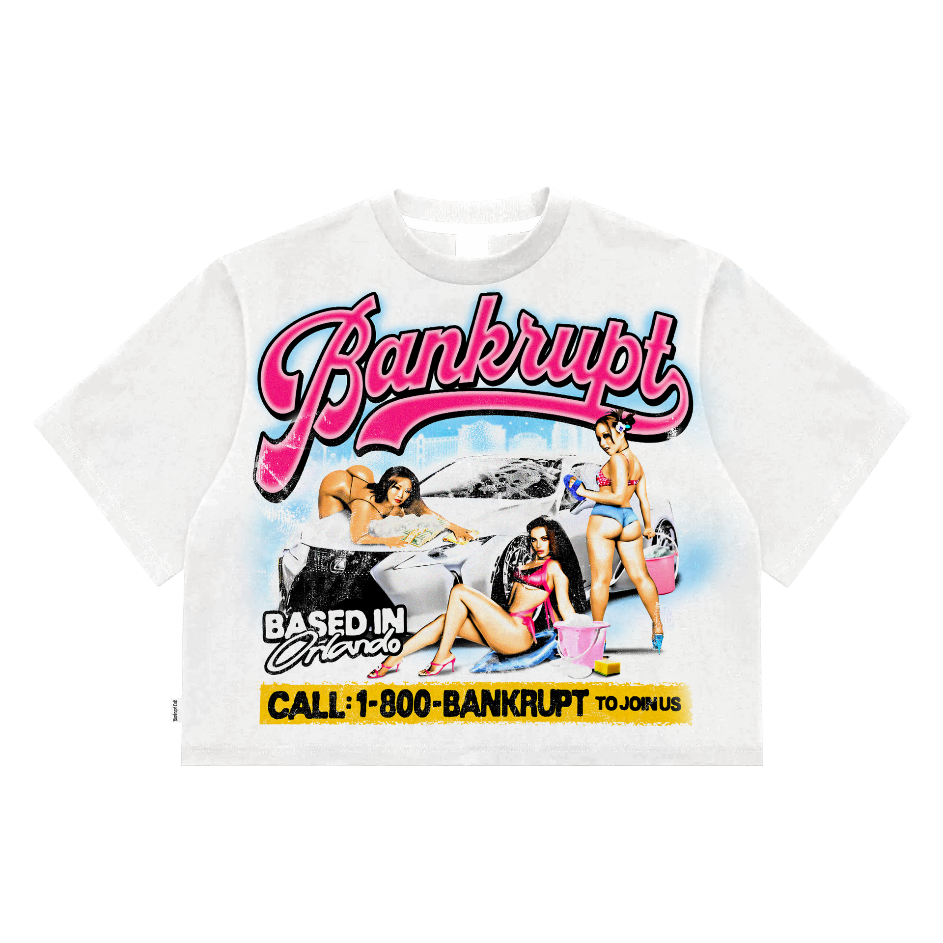 Baddies Love the Cult Womens Crop Top