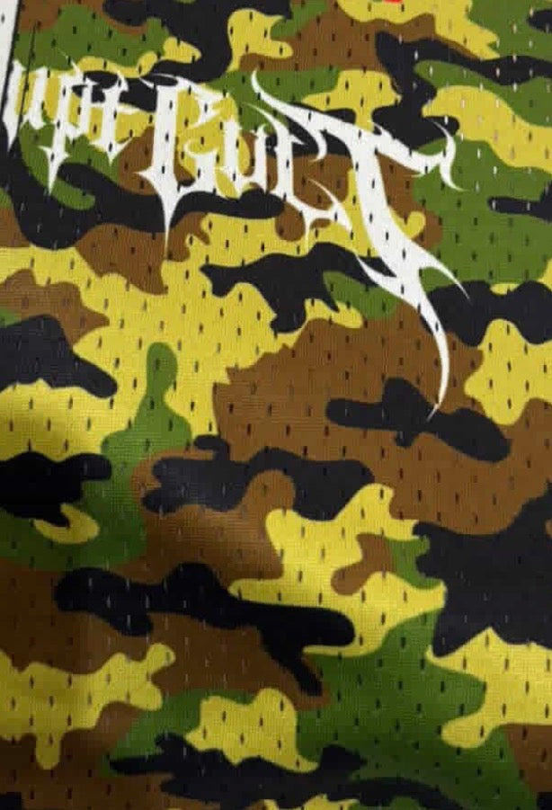 WOODLAND CAMO SHORTS